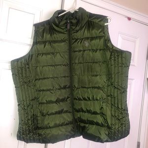Green polo vest